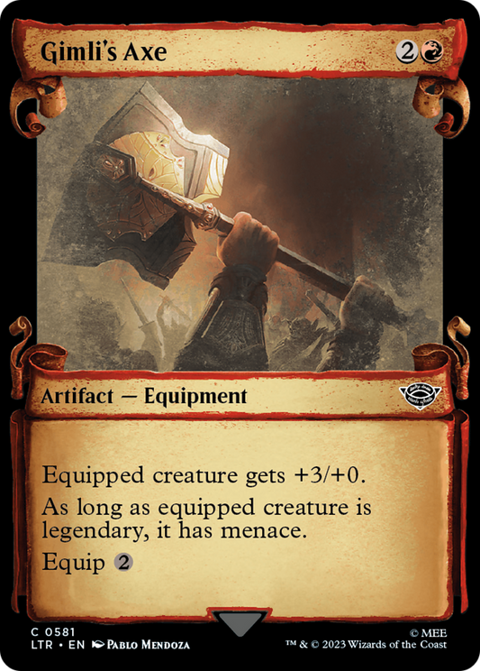 Gimli's Axe (LTR-581) (Showcase) (Scroll) (Foil)