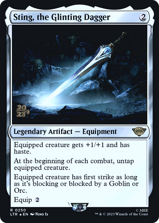 Sting, the Glinting Dagger (PRE-250S) (Foil)