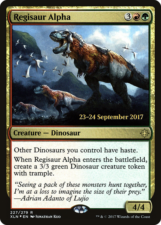 Regisaur Alpha (PRE-227S) (Foil)