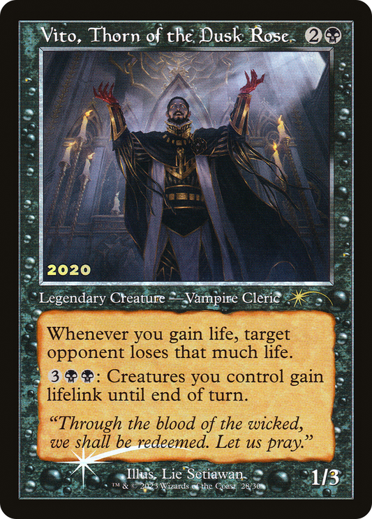 Vito, Thorn of the Dusk Rose (30A-P-028) (Foil)