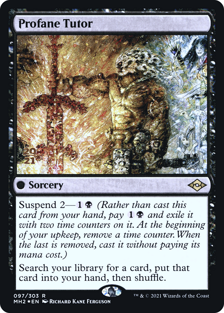 Profane Tutor (PRE-97S) (Foil)