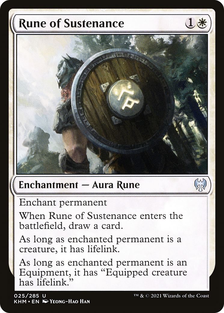 Rune of Sustenance (KHM-025) (Foil)