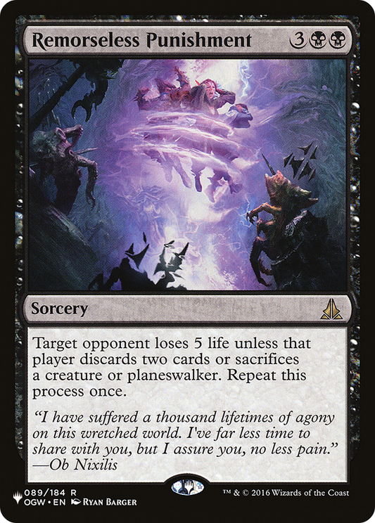 Remorseless Punishment (LIST-OGW-89)