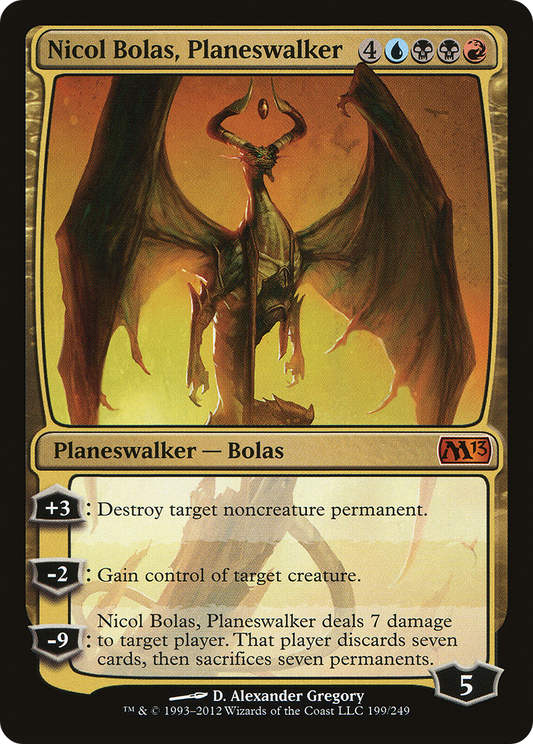 Nicol Bolas, Planeswalker (M13-199)