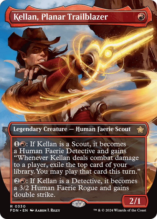 Kellan, Planar Trailblazer (FDN-330) (Borderless) (Foil)