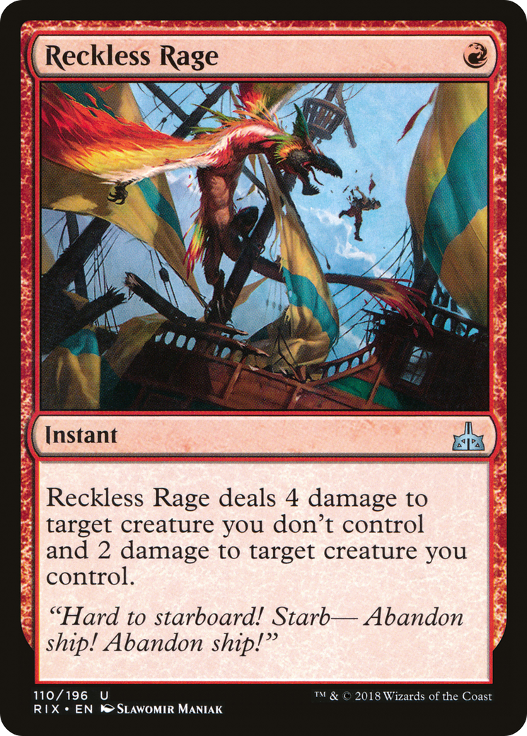 Reckless Rage (RIX-110) (Foil)