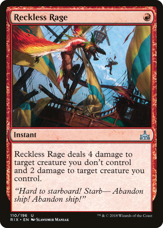 Reckless Rage (RIX-110) (Foil)