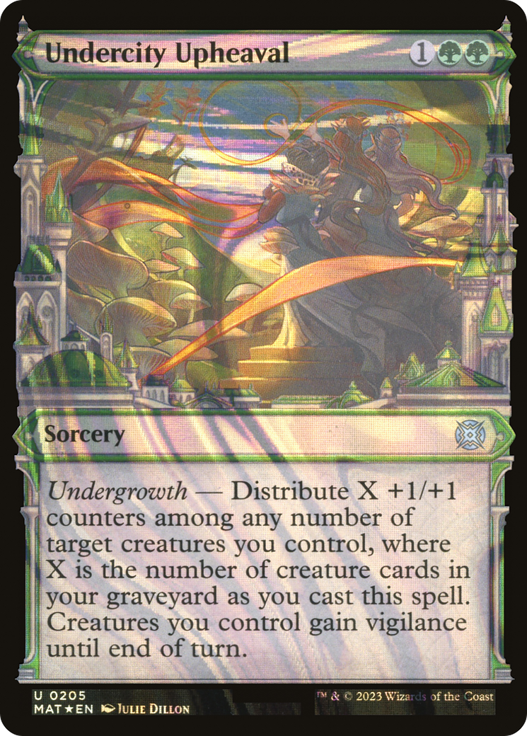 Undercity Upheaval (MAT-205) (Showcase) (Halo) (Foil)