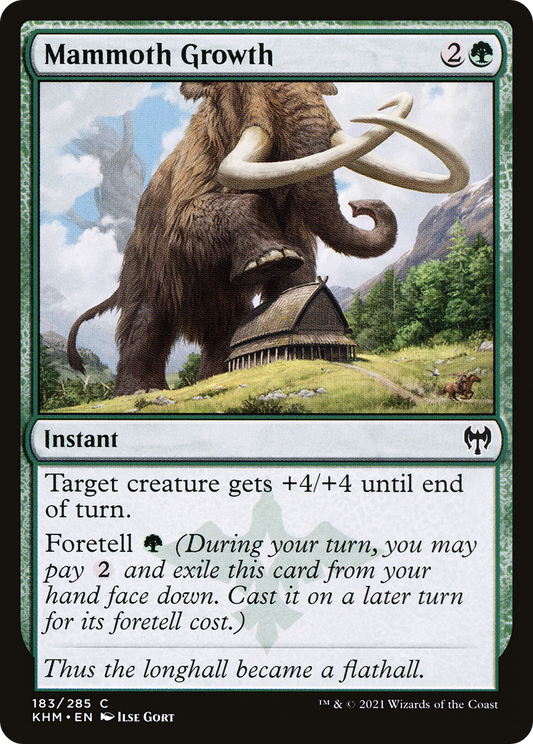 Mammoth Growth (KHM-183) (Foil)