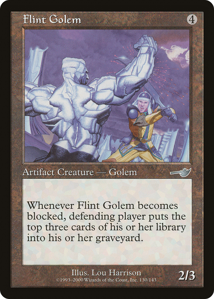 Flint Golem (NMS-130) (Foil)
