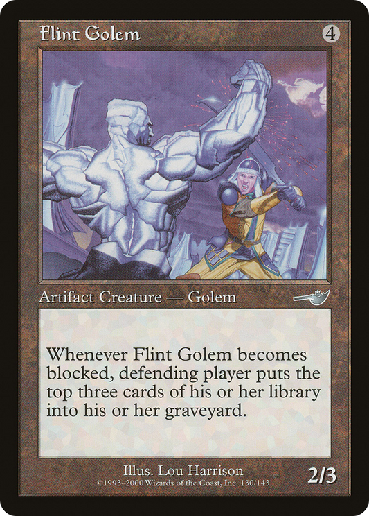 Flint Golem (NMS-130) (Foil)