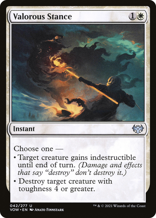 Valorous Stance (VOW-042) (Foil)