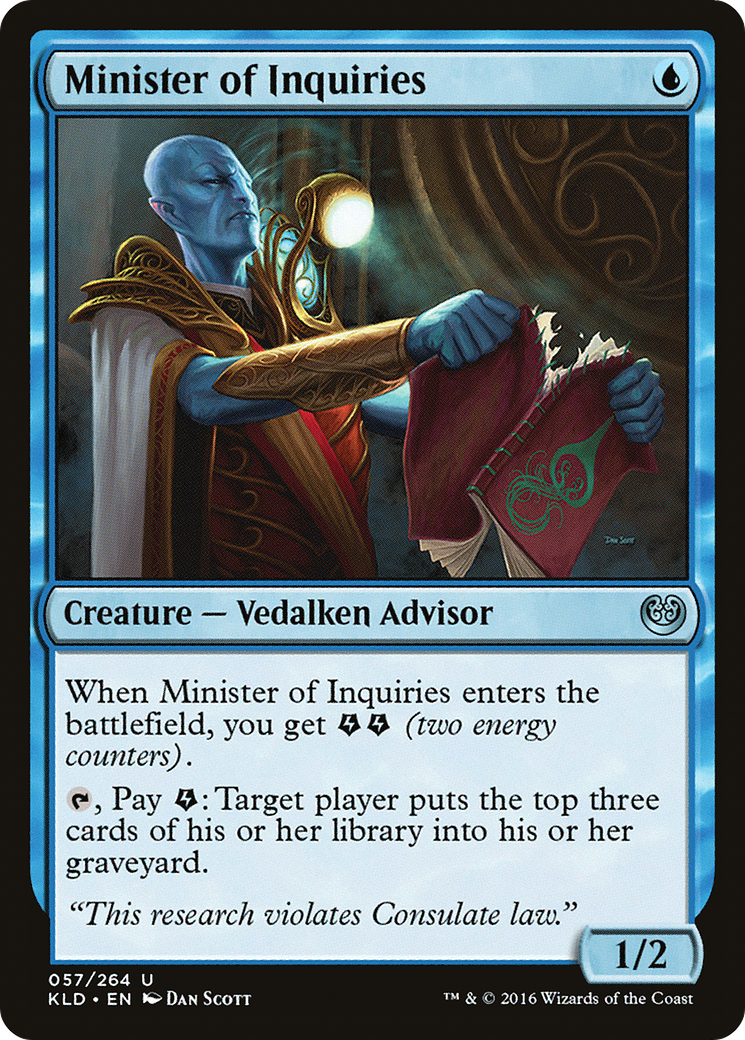 Minister of Inquiries (KLD-057)