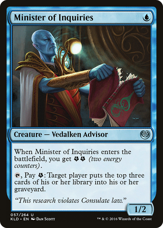 Minister of Inquiries (KLD-057)