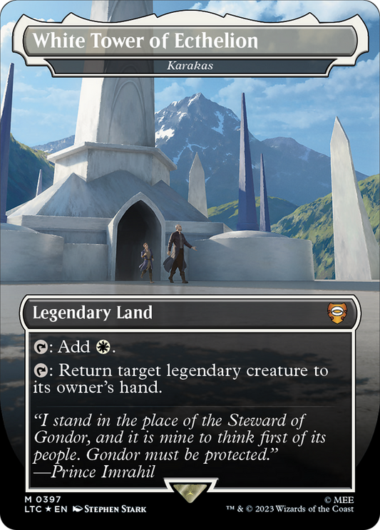 White Tower of Ecthelion / Karakas (LTC-397) (Borderless) (Surge Foil)