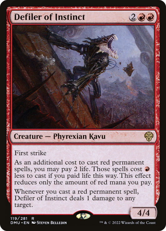 Defiler of Instinct (DMU-119) (Foil)