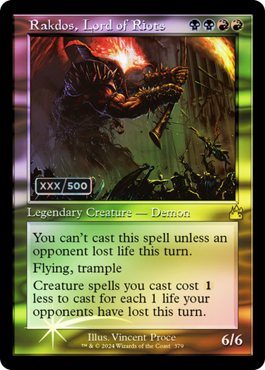 Rakdos, Lord of Riots (RVR-379Z) (Foil) (Serialized)