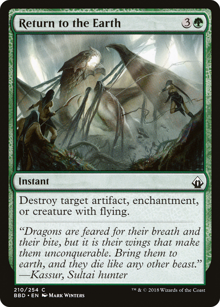 Return to the Earth (BBD-210) (Foil)