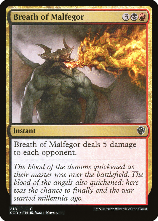 Breath of Malfegor (SCD-218)