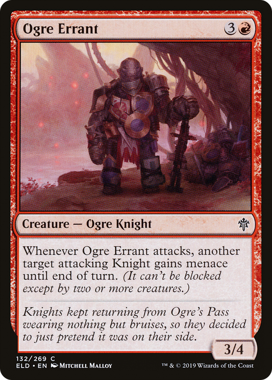 Ogre Errant (ELD-132) (Foil)