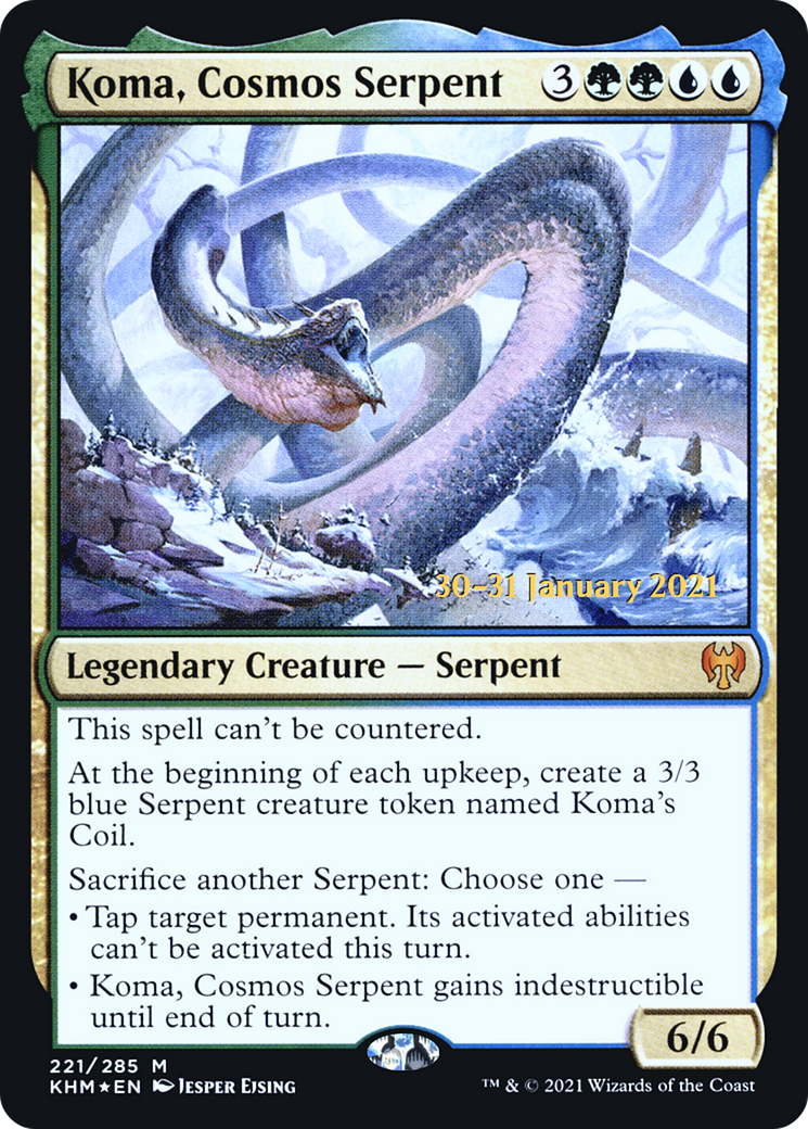 Koma, Cosmos Serpent (PRE-221S) (Foil)