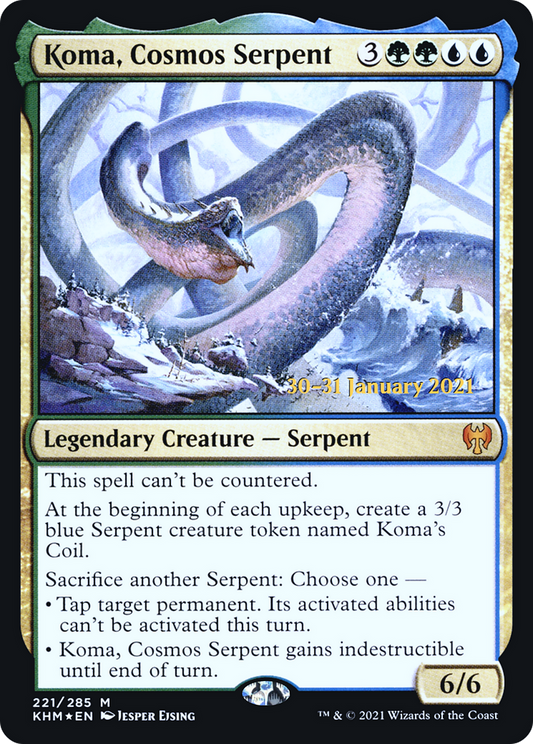 Koma, Cosmos Serpent (PRE-221S) (Foil)
