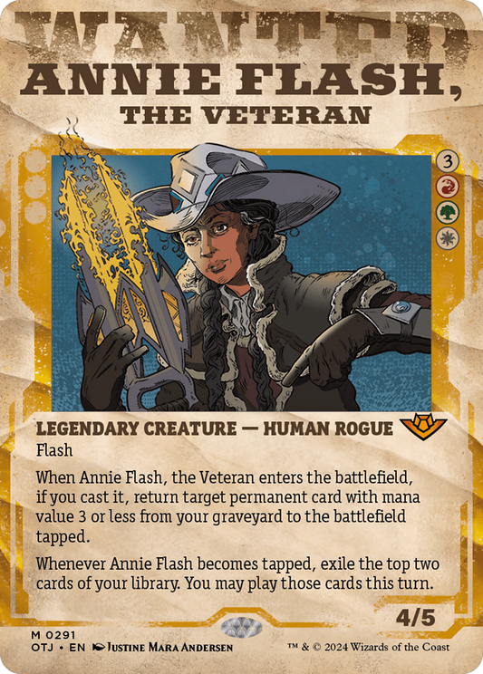 Annie Flash, the Veteran (OTJ-291) (Showcase) (Borderless)