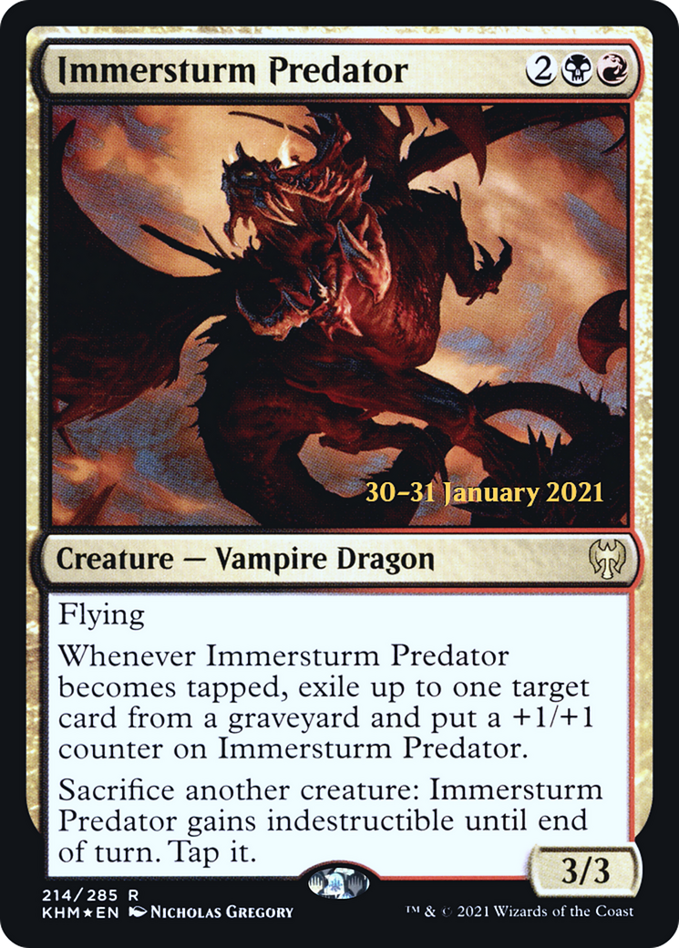 Immersturm Predator (PRE-214S) (Foil)