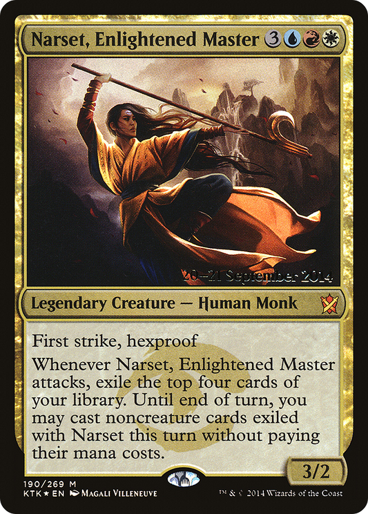 Narset, Enlightened Master (PRE-190S) (Foil)
