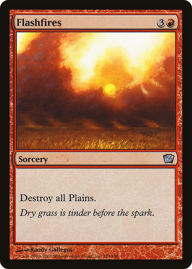 Flashfires (9ED-183★) (Foil)