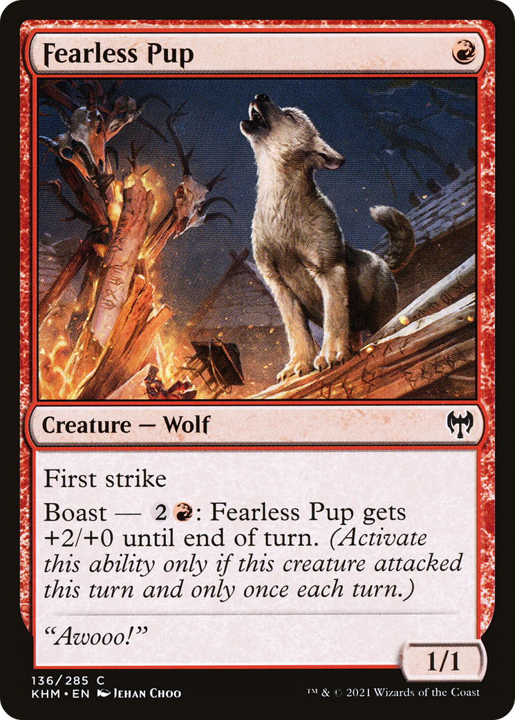 Fearless Pup (KHM-136) (Foil)