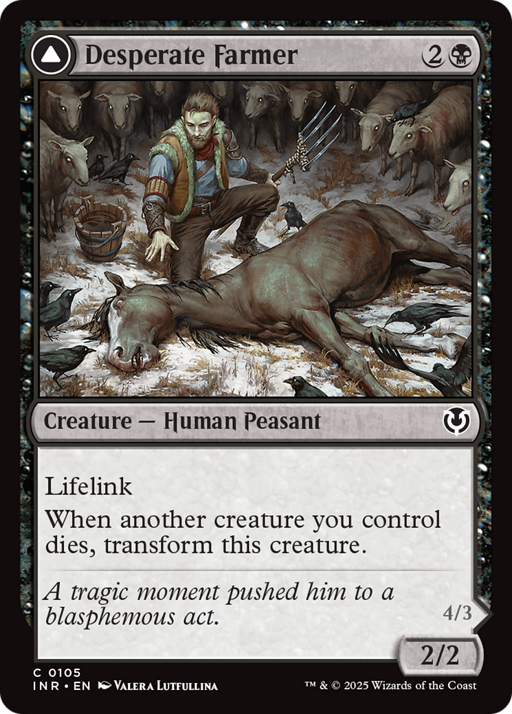 Desperate Farmer // Depraved Harvester (INR-105) (Foil)