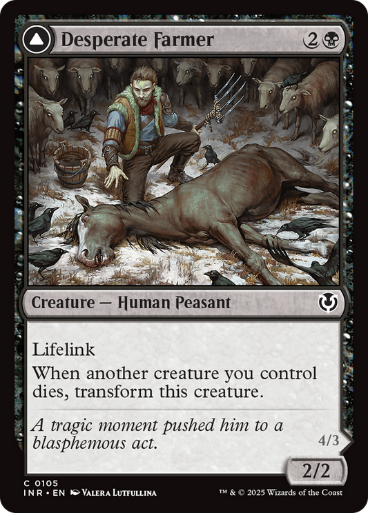 Desperate Farmer // Depraved Harvester (INR-105) (Foil)