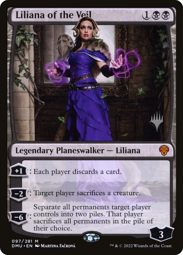 Liliana of the Veil (PPDMU-97P) (Foil)