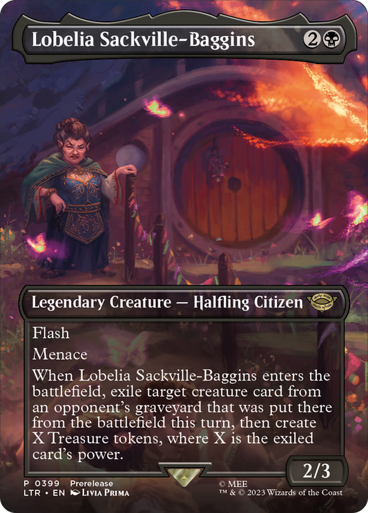 Lobelia Sackville-Baggins (LTR-399) (Borderless) (Foil)