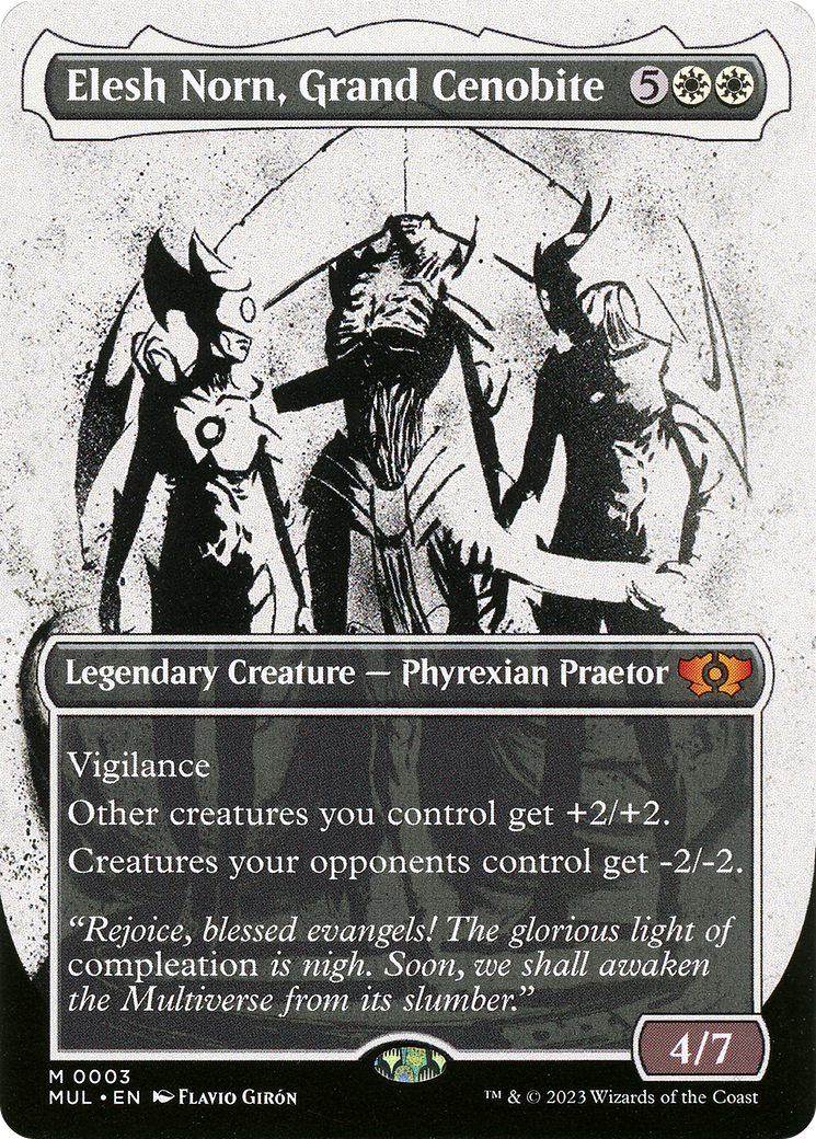 Elesh Norn, Grand Cenobite (MUL-003) (Showcase) (Borderless) (Foil)