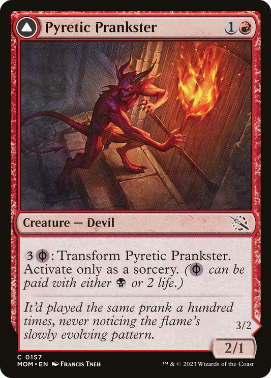 Pyretic Prankster // Glistening Goremonger (MOM-157)