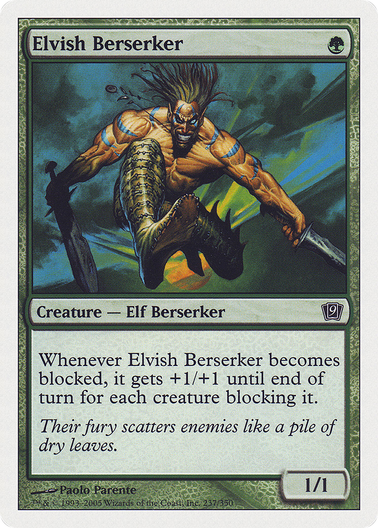 Elvish Berserker (9ED-237★) (Foil)