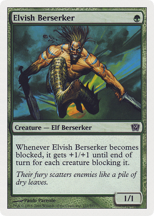 Elvish Berserker (9ED-237★) (Foil)