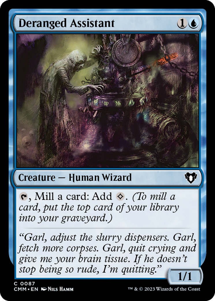 Deranged Assistant (CMM-087) (Foil)