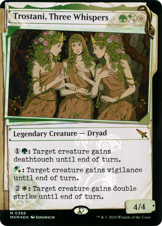 Trostani, Three Whispers (MKM-388) (Showcase) (Invisible Ink) (Foil)