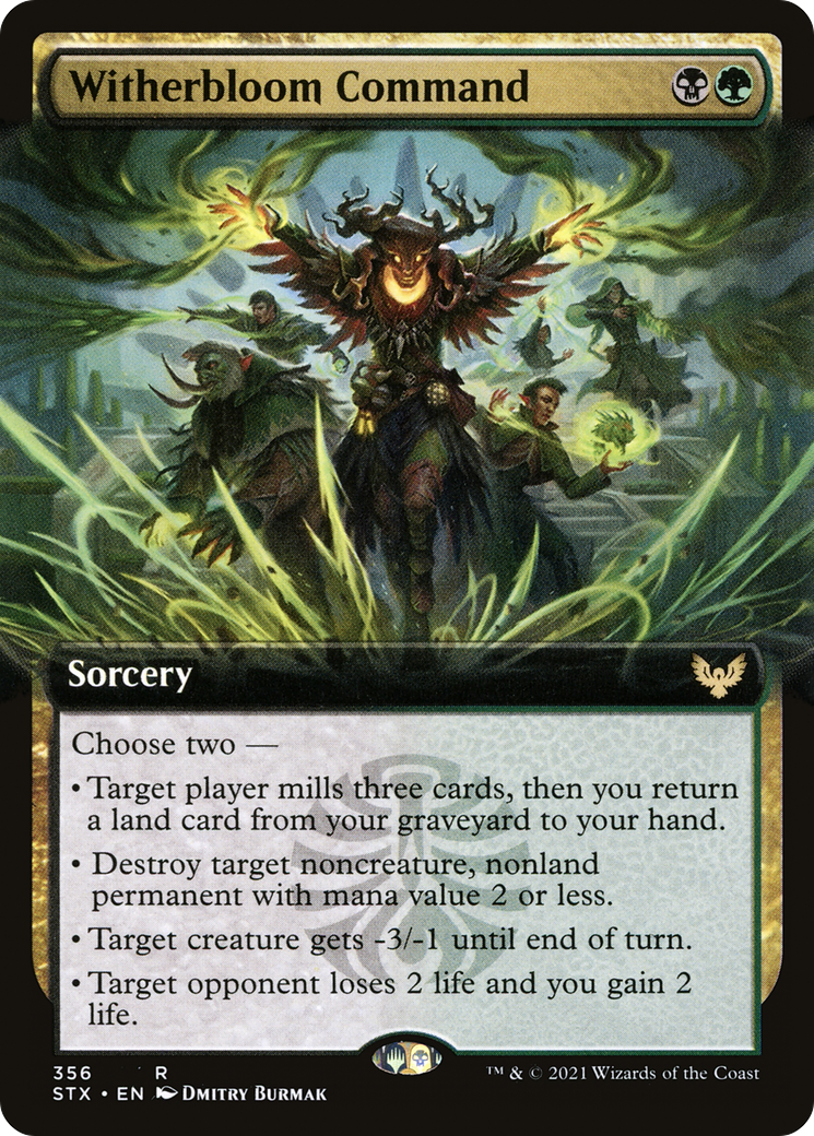 Witherbloom Command (STX-356) (Extended Art)