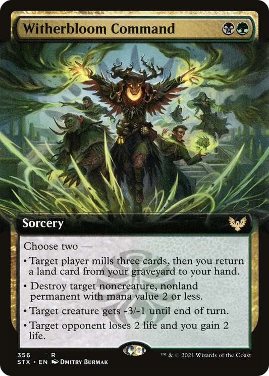 Witherbloom Command (STX-356) (Extended Art)
