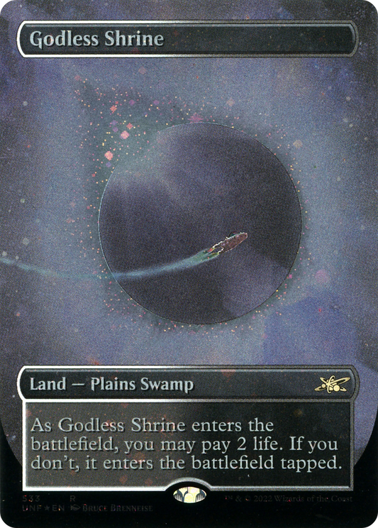 Godless Shrine (UNF-533) (Borderless) (Galaxy Foil)