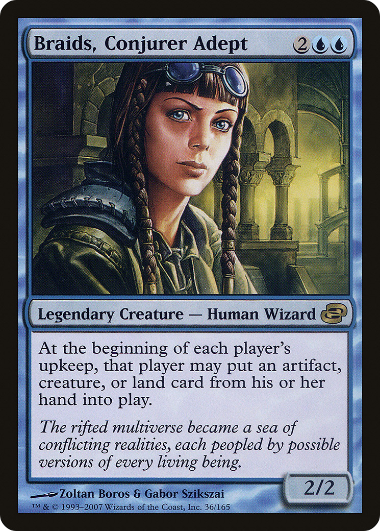 Braids, Conjurer Adept (PLC-036) (Foil)