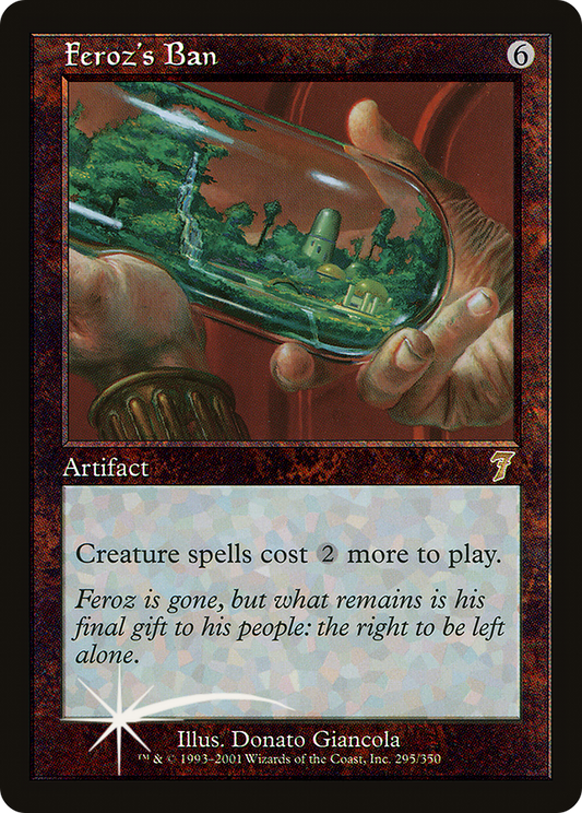 Feroz's Ban (7ED-295★) (Foil)