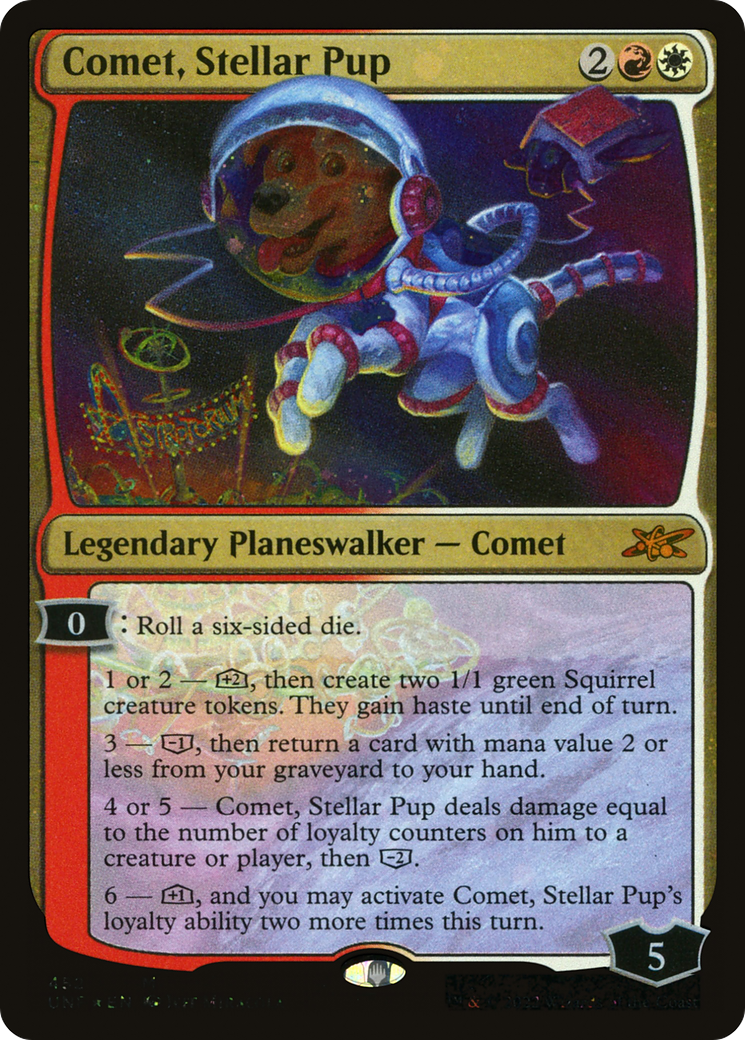 Comet, Stellar Pup (UNF-452) (Galaxy Foil)