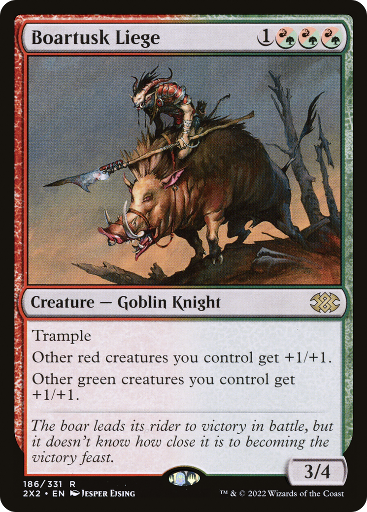 Boartusk Liege (2X2-186) (Foil)