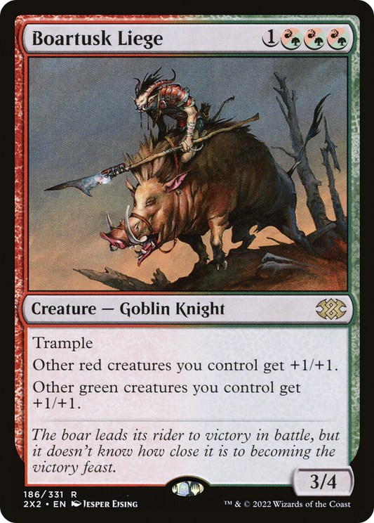 Boartusk Liege (2X2-186) (Foil)