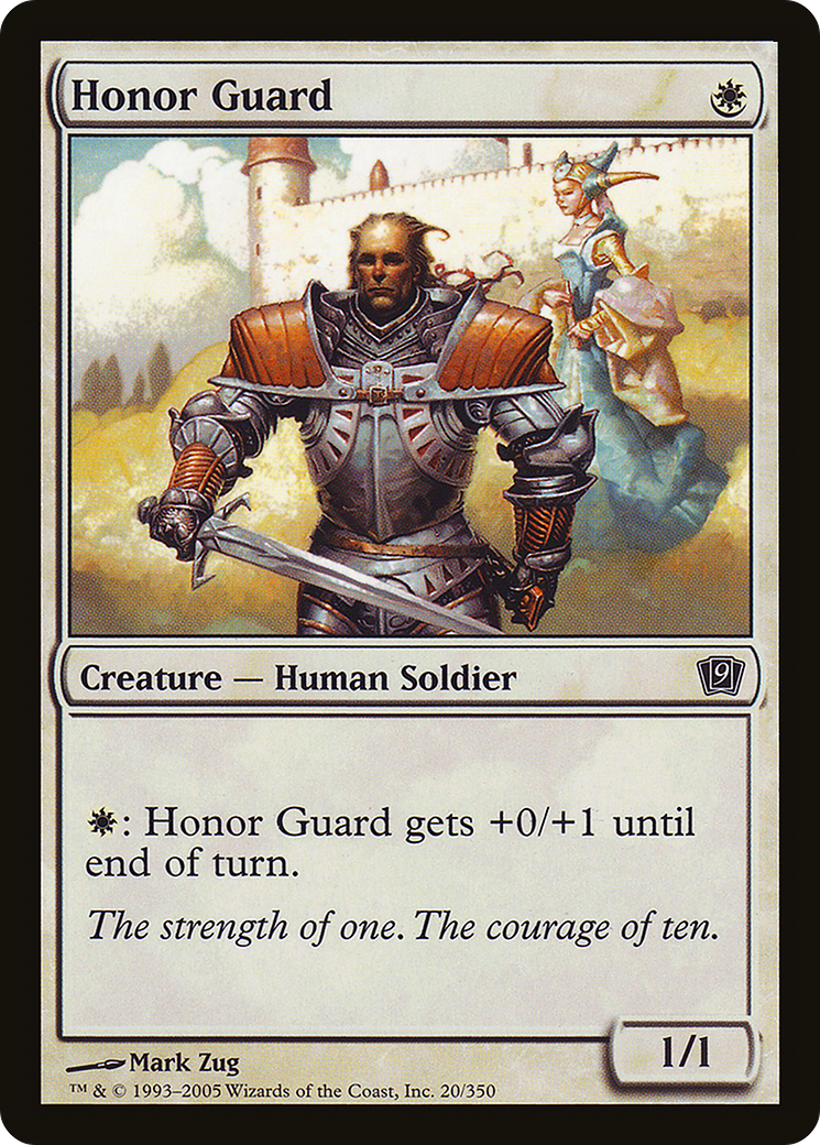 Honor Guard (9ED-20★) (Foil)
